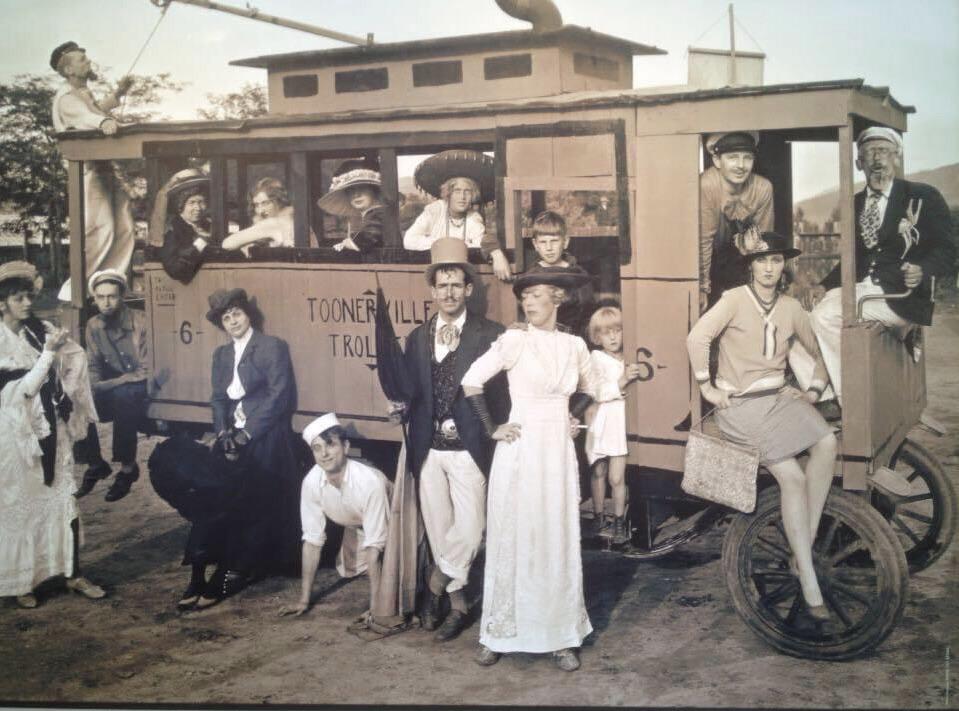 Trolley in Santa Fe NM , 1929.jpg