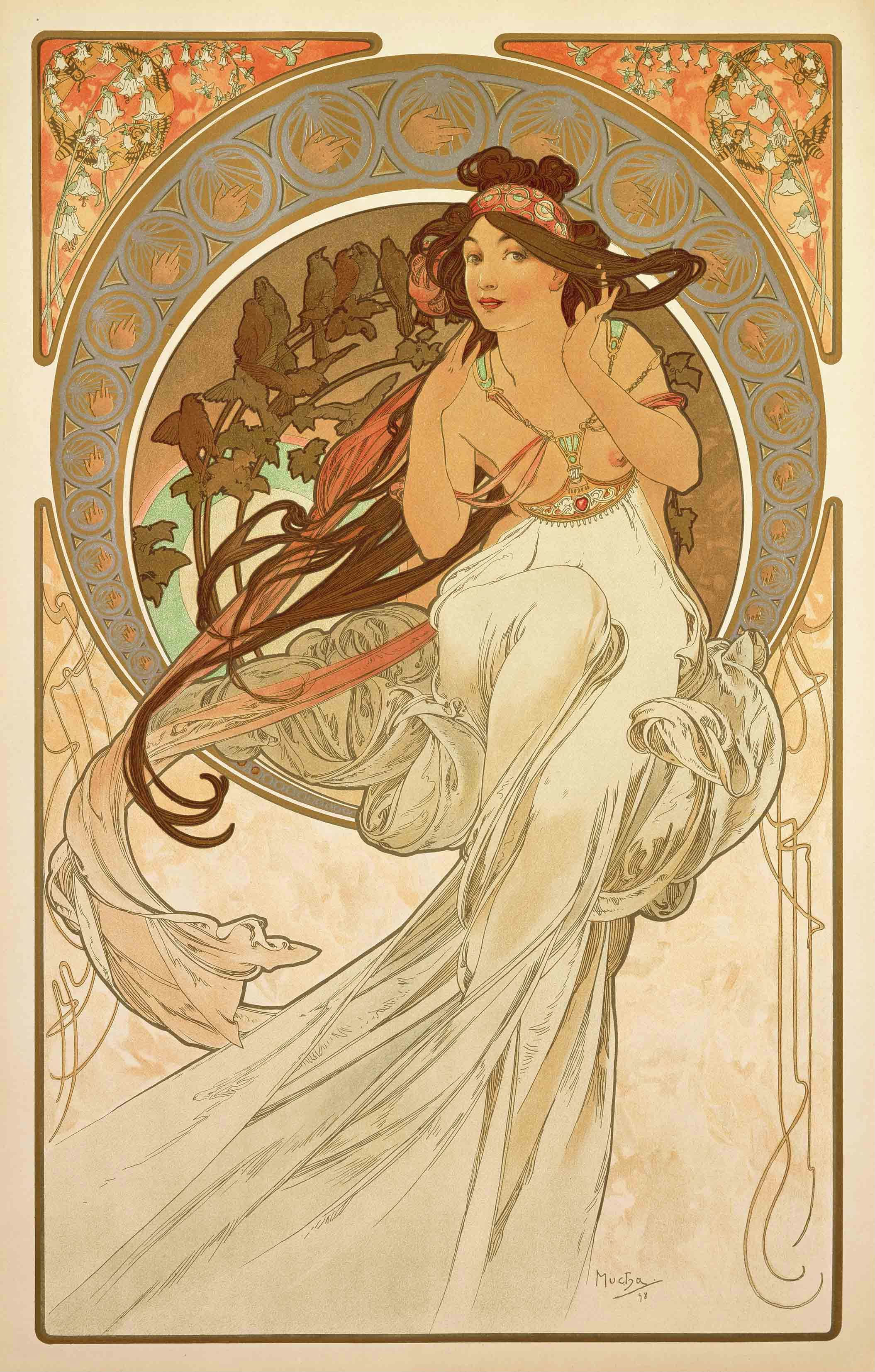 Music, Alphonse Mucha, 1899.jpg