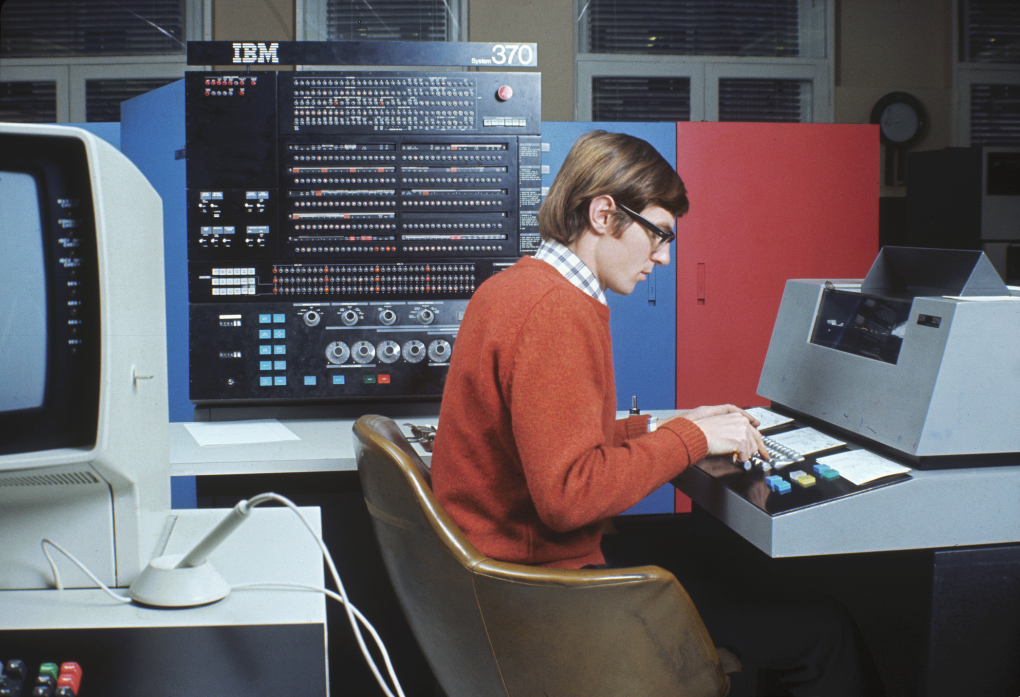 The IBM System 370 is a model range of IBM mainframe computers announced on June 30, 1970.jpg