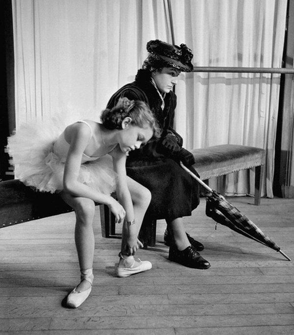12-year old Brigitte Bardot in a Ballet Class, Paris, 1946.jpg