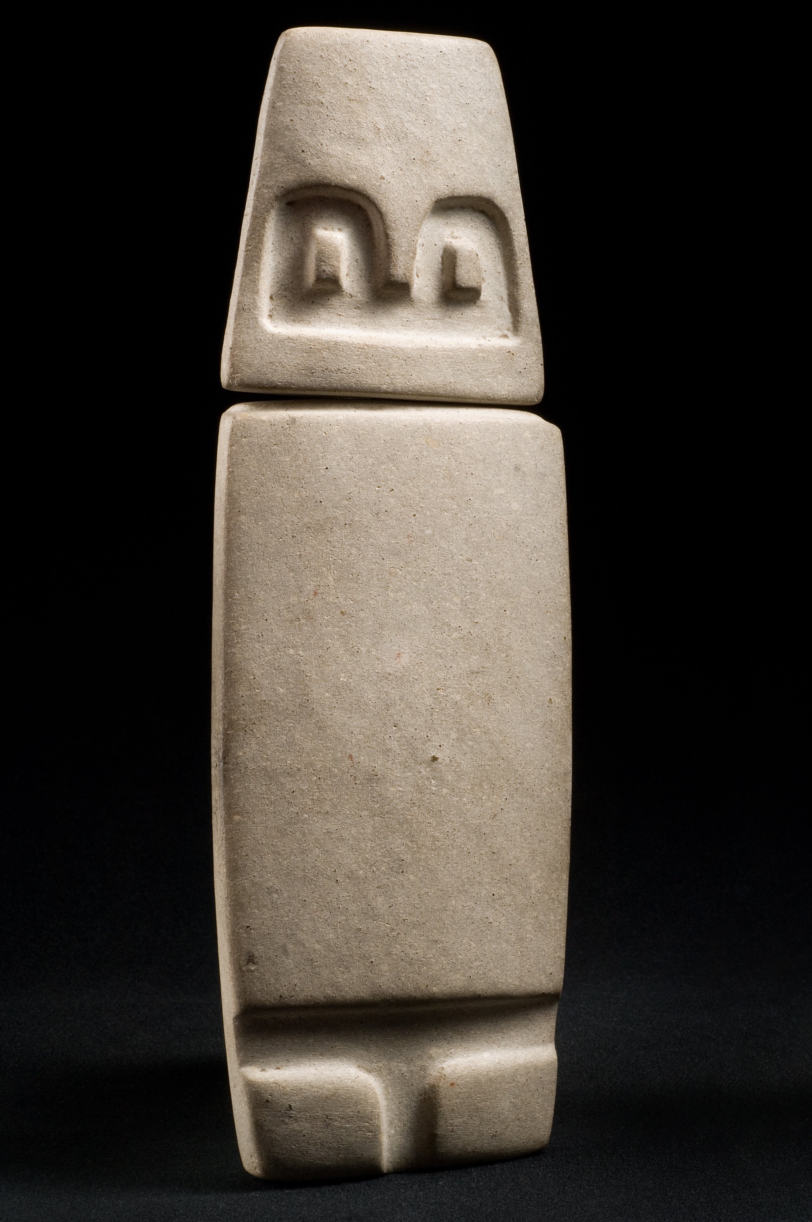 Monolith with detachable head, Valdivia culture, 4000-1500 BC, Ecuadorian north coast, height 34.3 cm. The detachable head is thought to permits the ritual recreation of the sacrifice.jpg