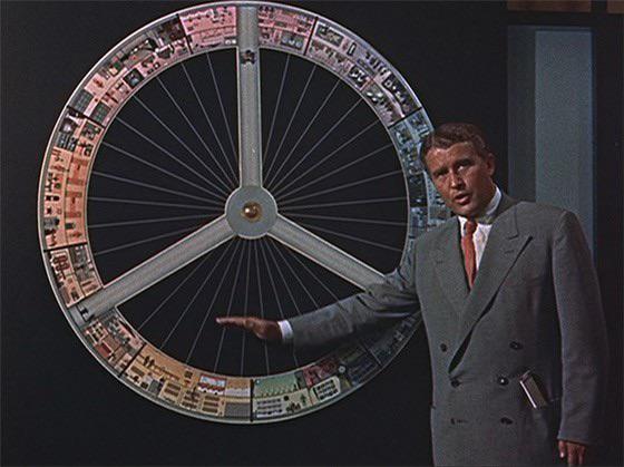 Wernher Von Braun discusses his concept for a sustainable Space Station in 1956.jpg