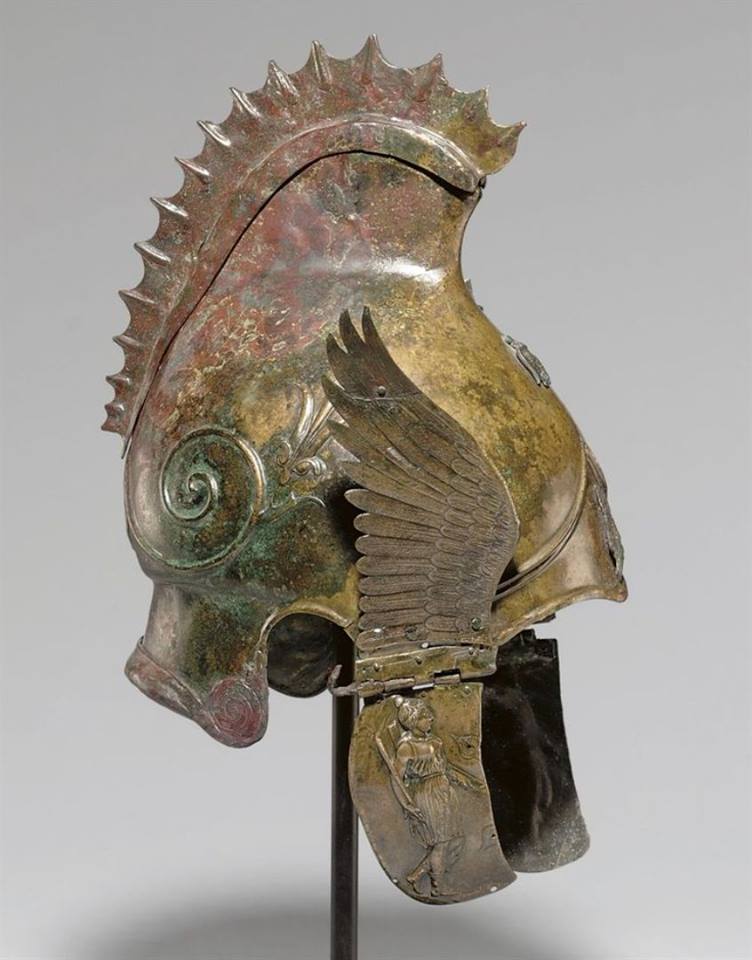 Bronze winged helmet of Phrygian-Chalcidian. Greece, 4th c.BC.jpg