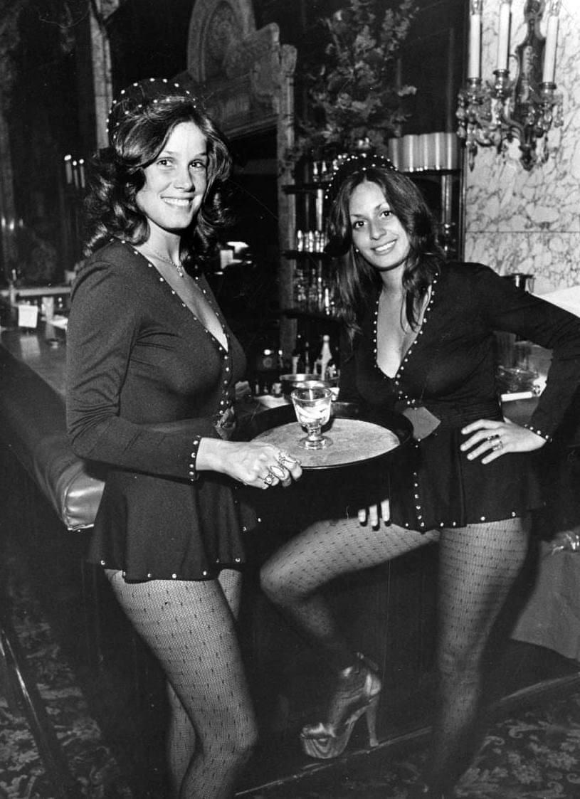 Waitresses at a bar in Philadelphia. 1974.jpg