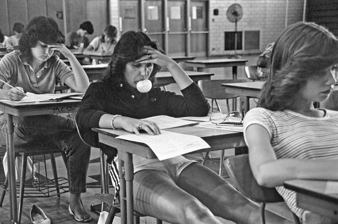 Girls in classroom. 1970's.jpg