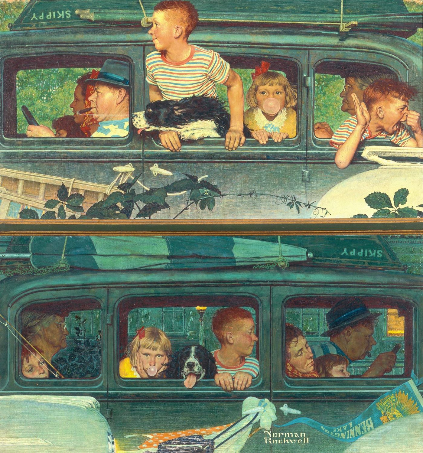 Coming and Going, Norman Rockwell, 1947.jpg