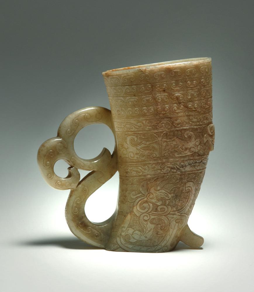 Medieval Chinese Jade wine cup, 960-1279, from Dumbarton Oaks Museum.jpg