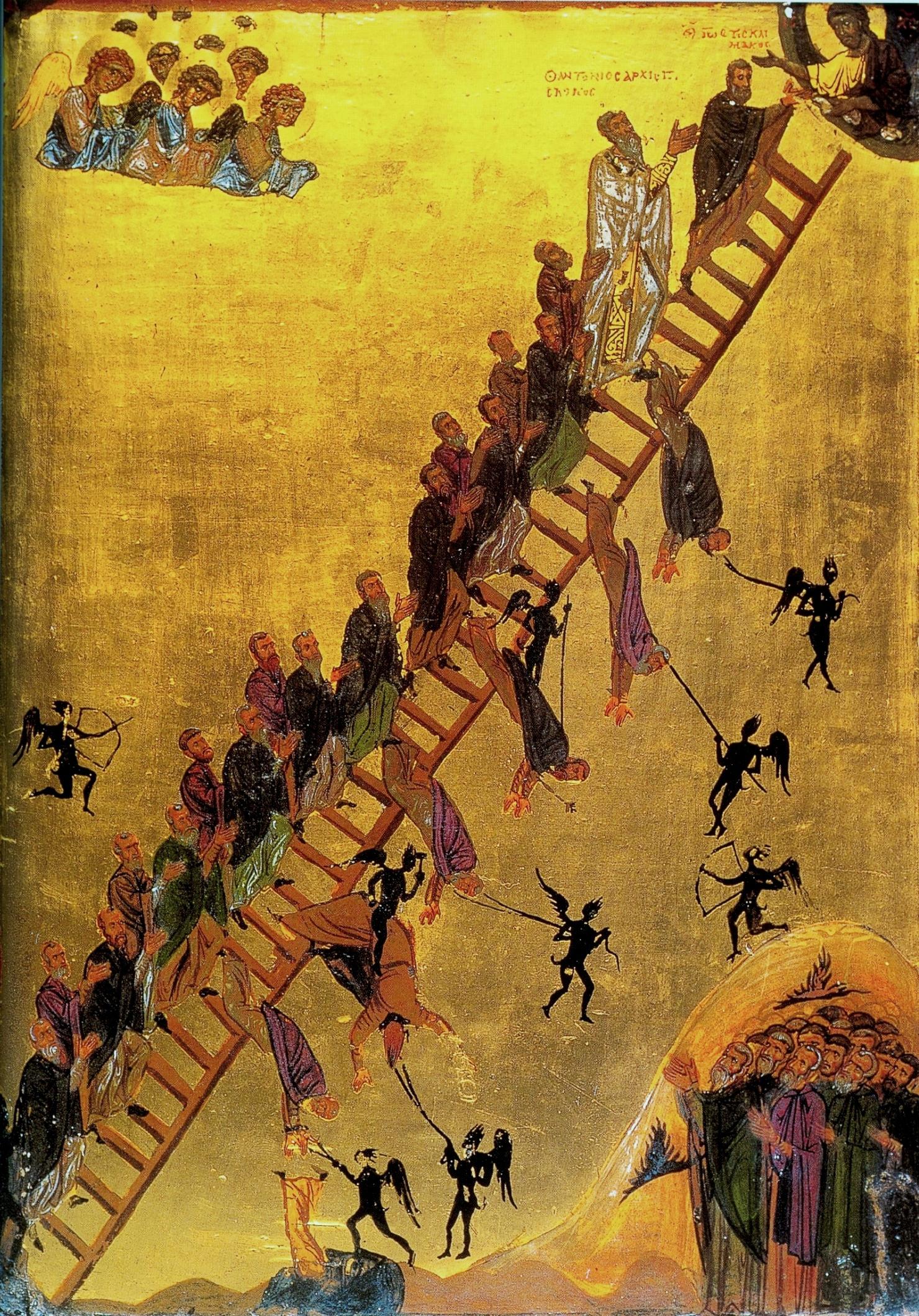 Ladder of Divine Ascent, Unknown Artist, 12th century.jpg