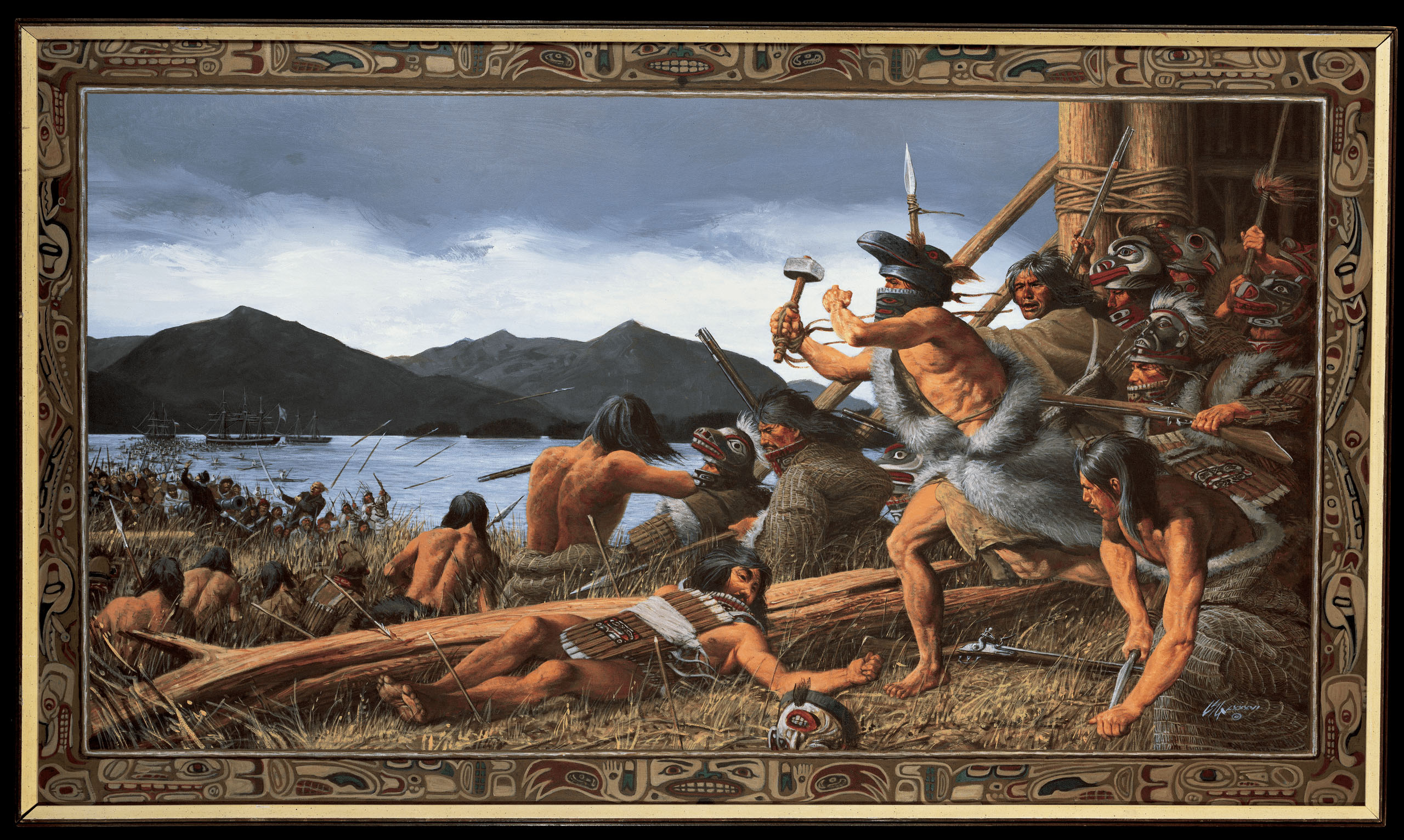 Battle of Sitka by Louis S Glanzman.jpg