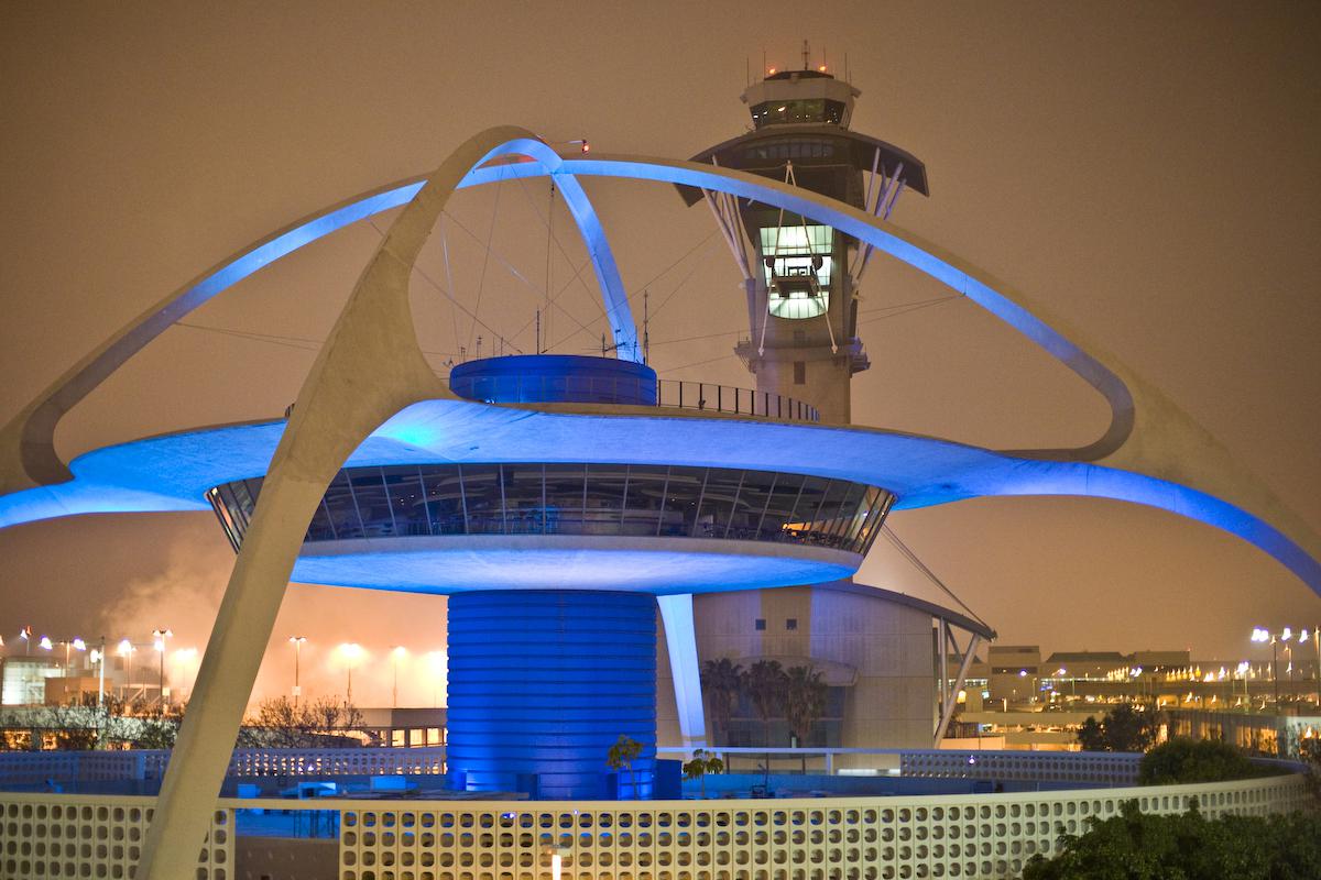 The 'Space Age' Theme Building at Los Angeles Airport, Built 1957 - 1961.jpg
