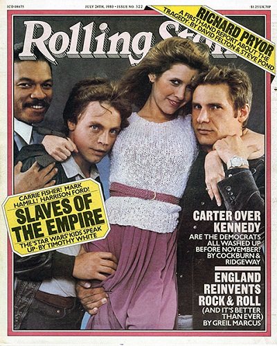 The cast of The Empire Strikes Back on the cover of Rolling stone July 1980.jpg