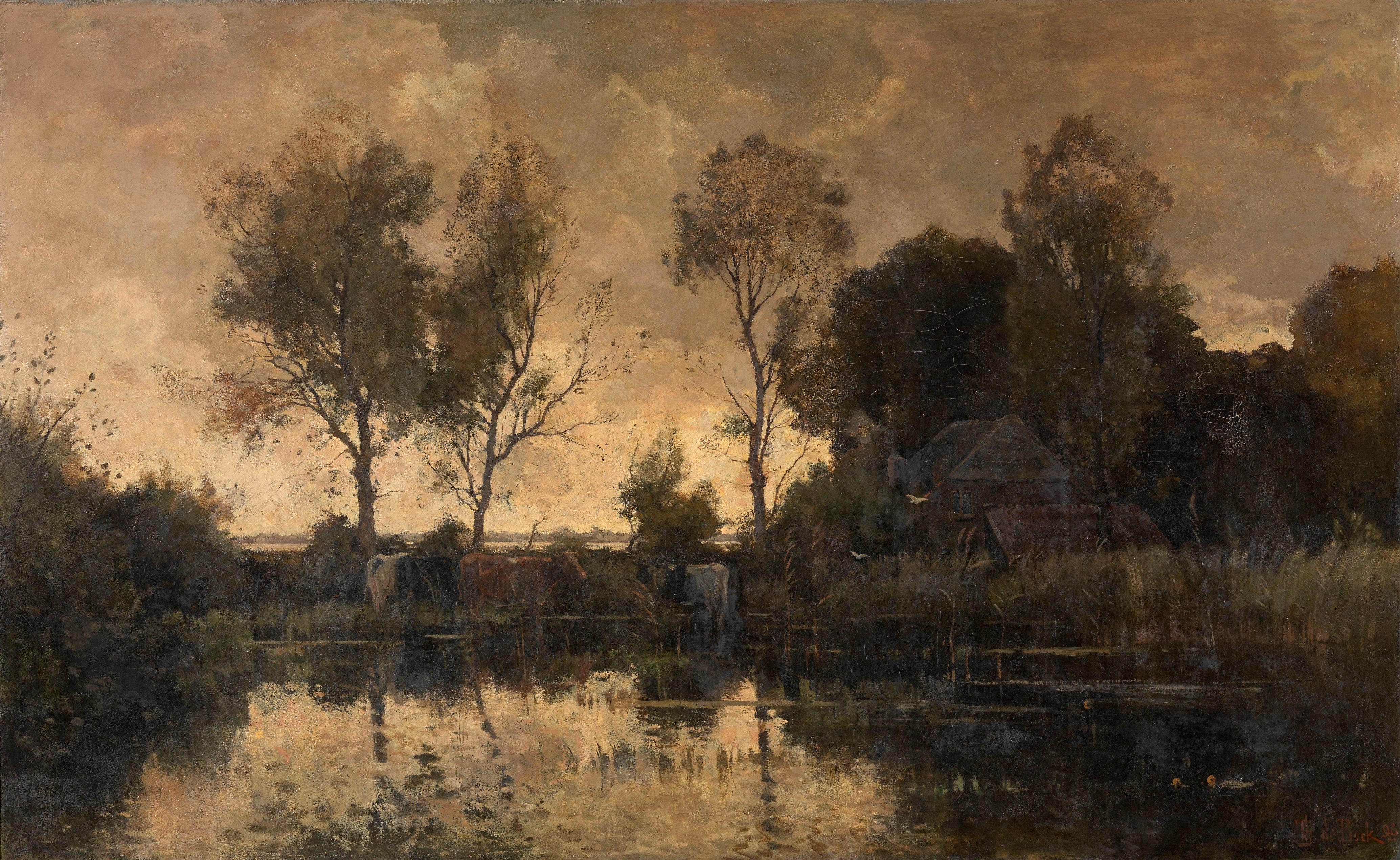 Evening (1898), Théophile de Bock.jpg