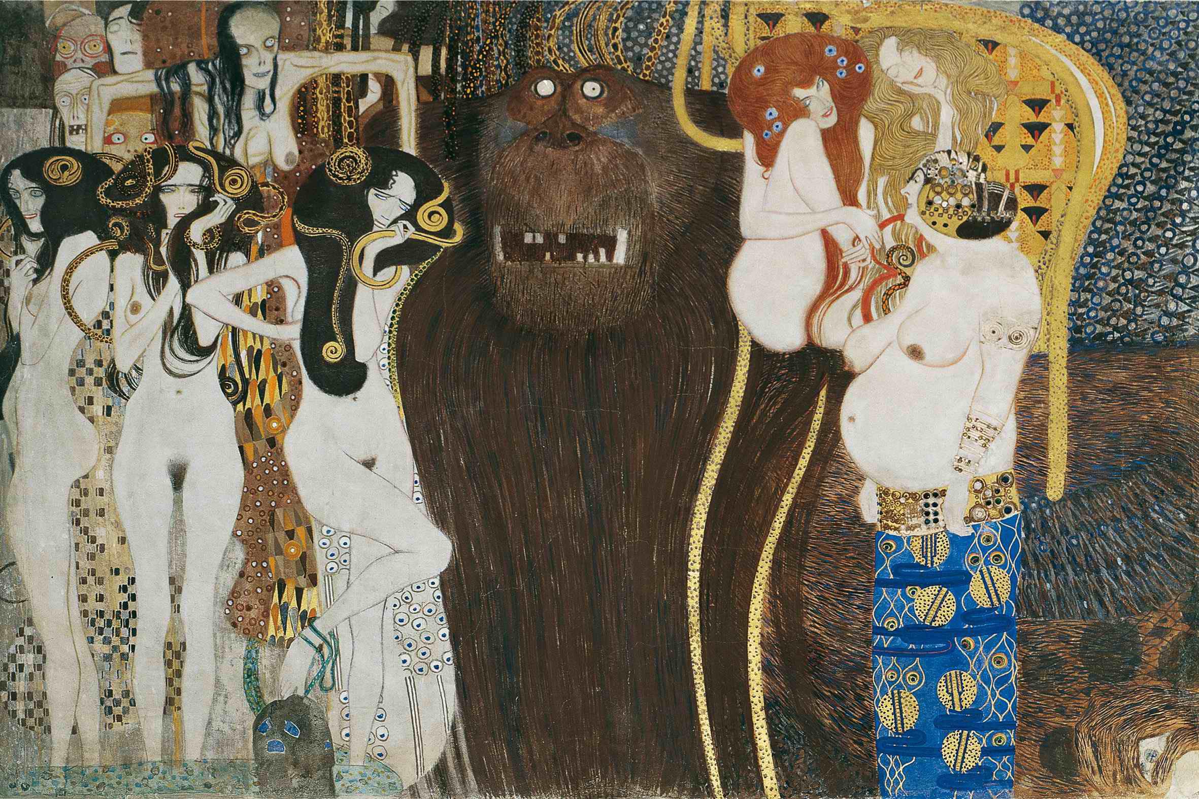 Beethoven Frieze, Gustav Klimt, 1902.jpg