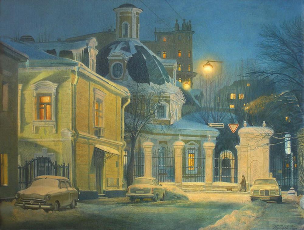 Winter Evening. Moscow, Philipp Vyacheslavovich Kubarev, 2006.jpg