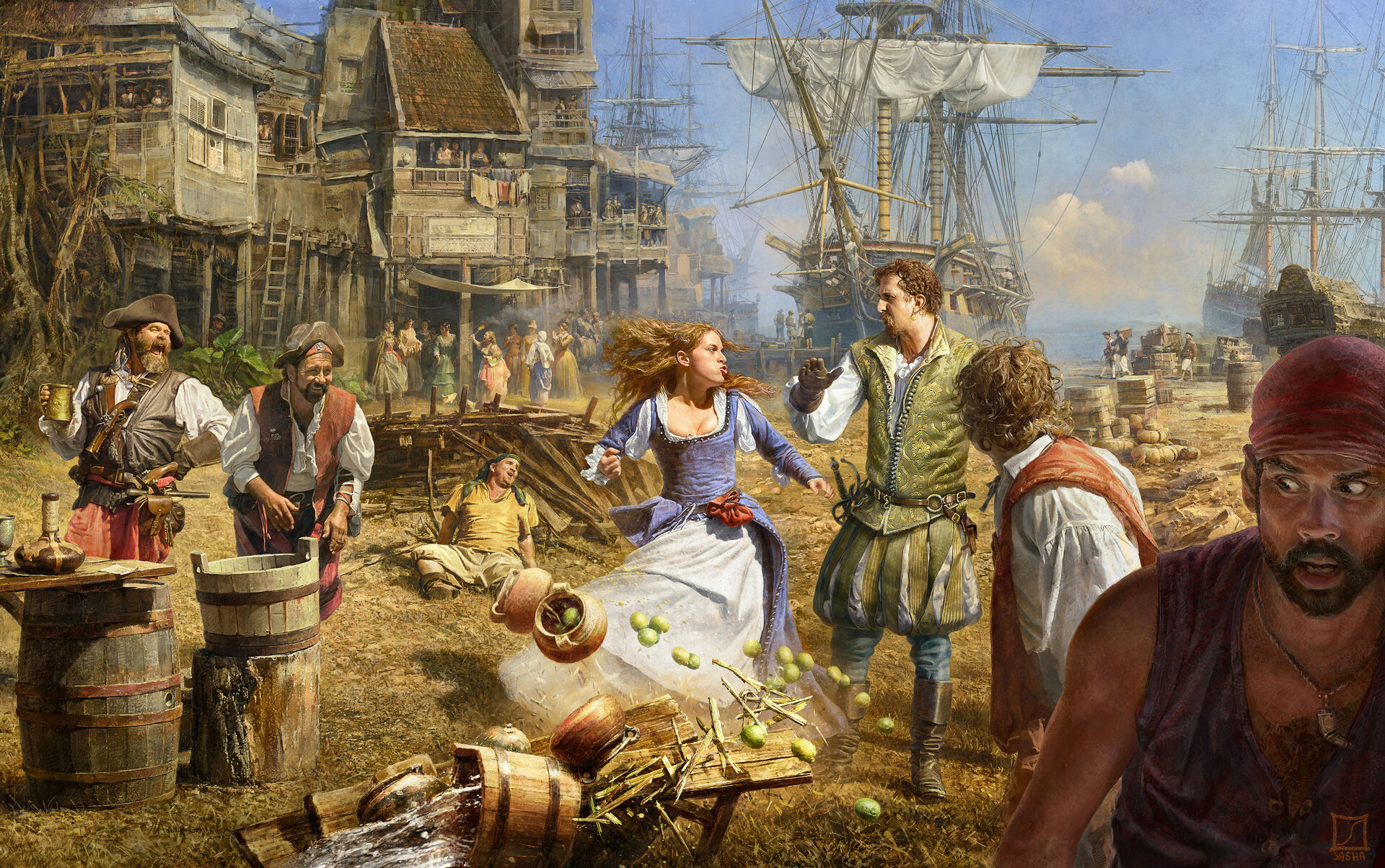 The Gentle Ladies of Port Royal, by Sasha Beliaev.jpg