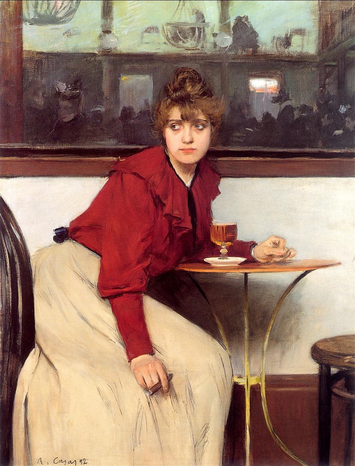 Ramón Casas i Carbó - Madeleine or Au Moulin de la Galette. París, (1892).jpg