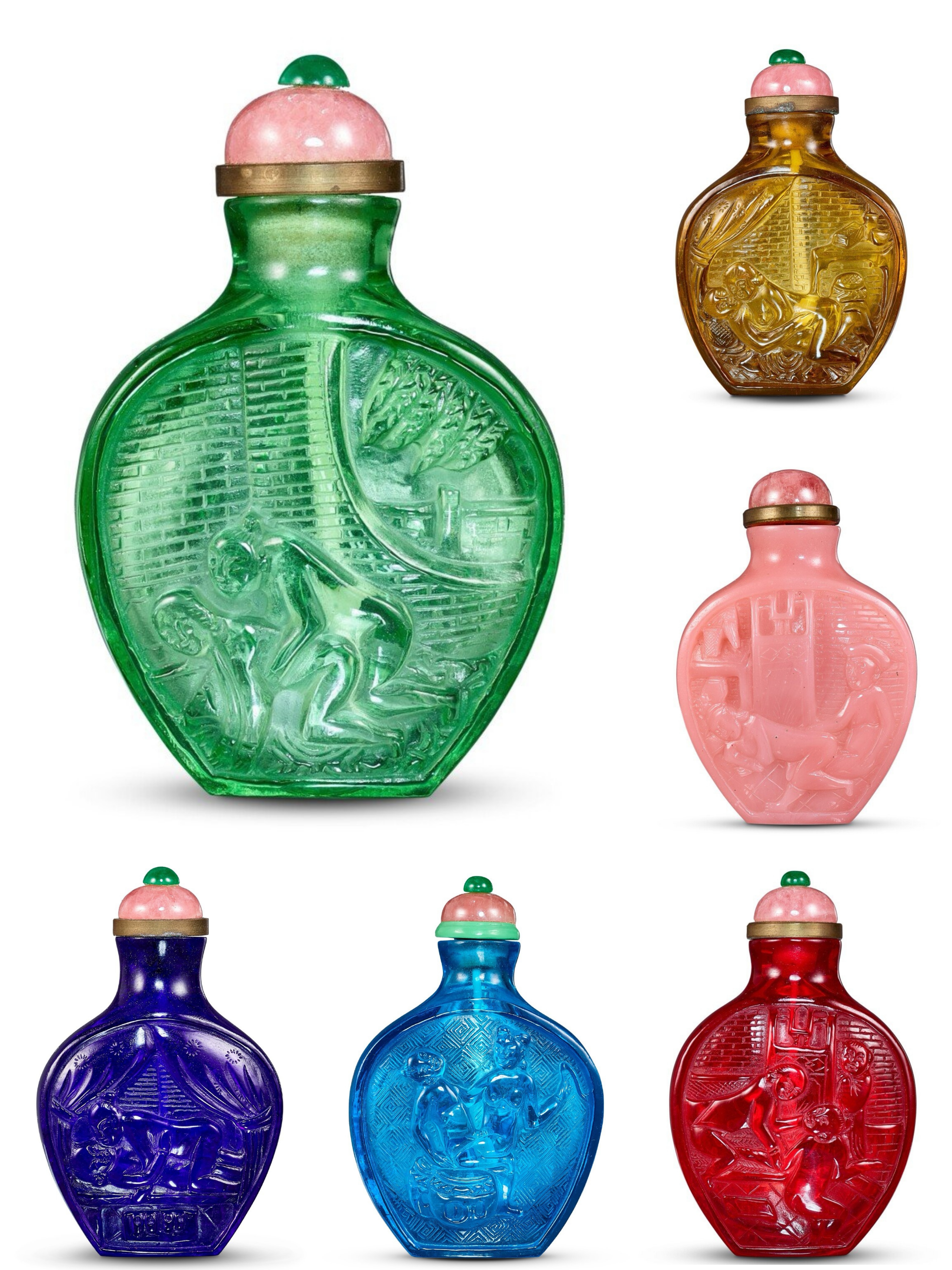 Snuff bottless. Qing dynasty, China, 1636–1912.jpg