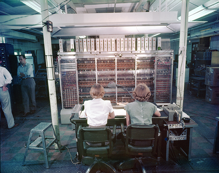 This early computer was called MANIAC and was built at Los Alamos by a dude named Dr. Metropolis and somehow, this isn't a setup for a golden-age comic book, 1953.png