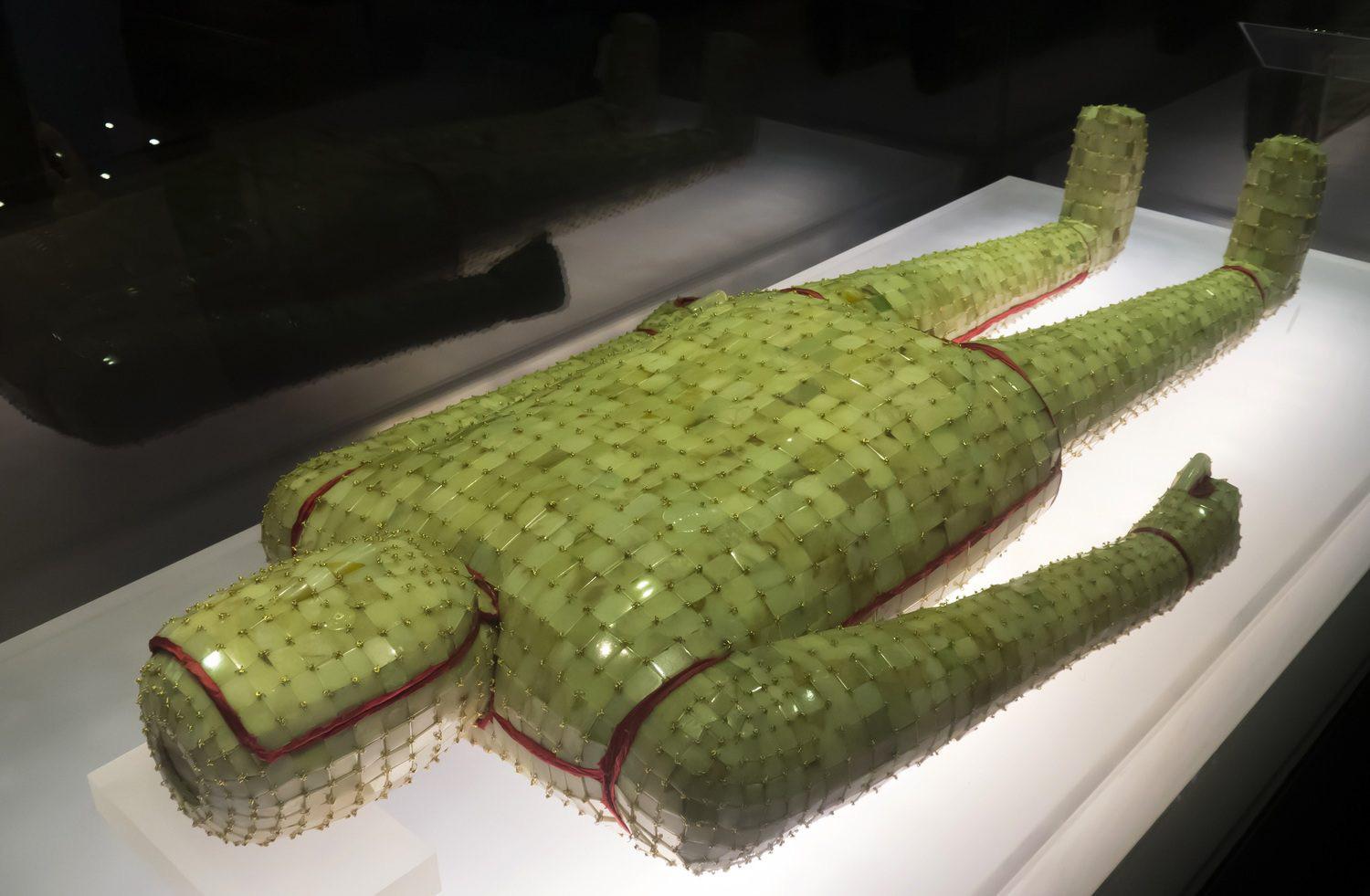 A Jade Burial Suit used during the time of the Han Dynasty in China.jpg