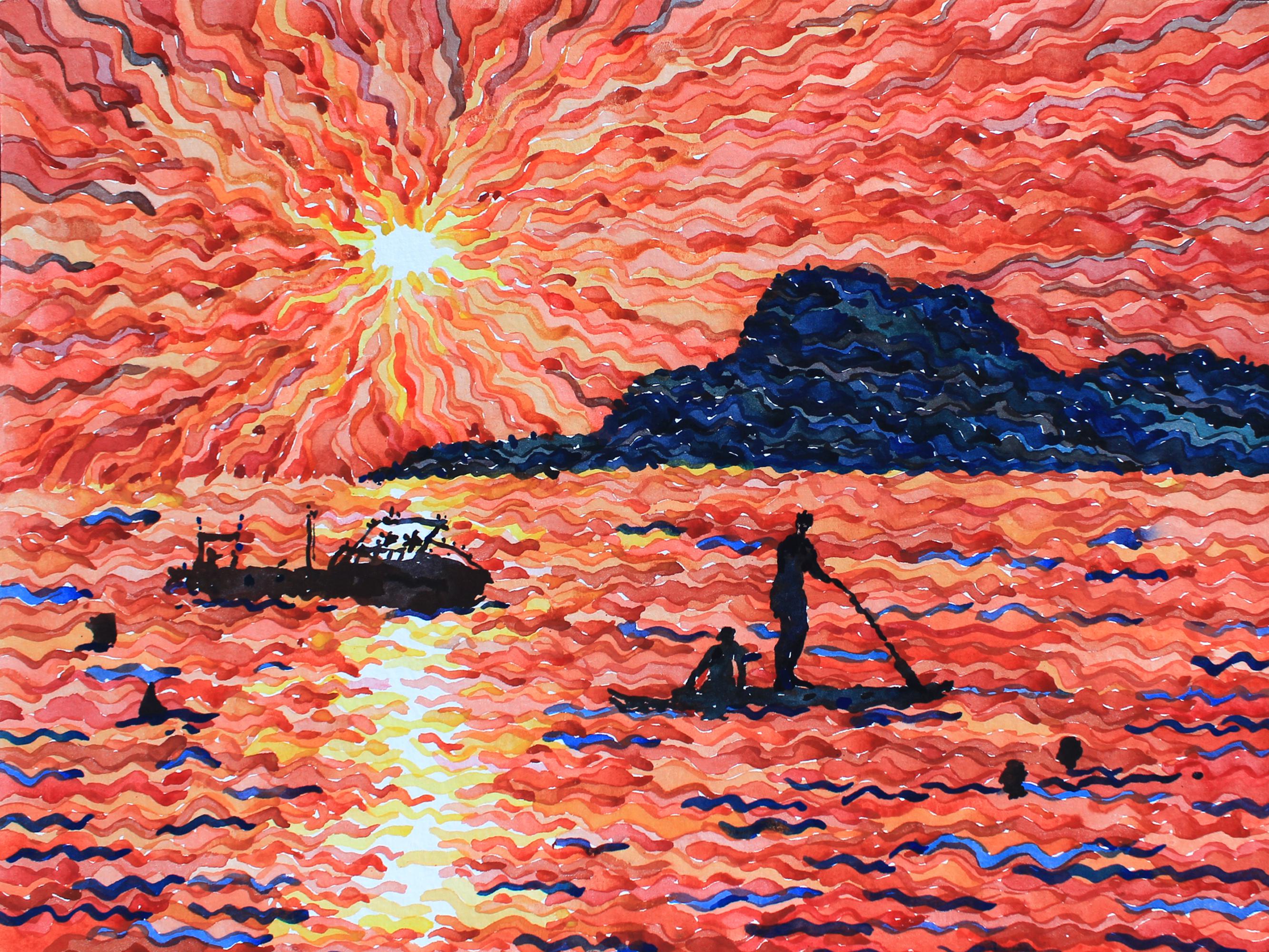 Tanbelia, Sunset on the Adriatic Sea, 2022.jpg