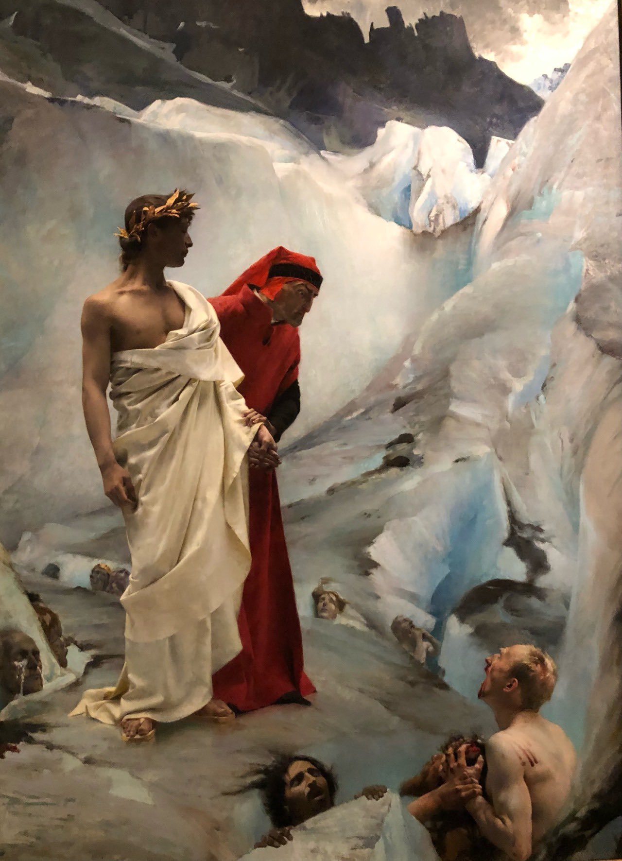 Gustave Courtois, Dante and Virgil in Hell, 1879.jpg