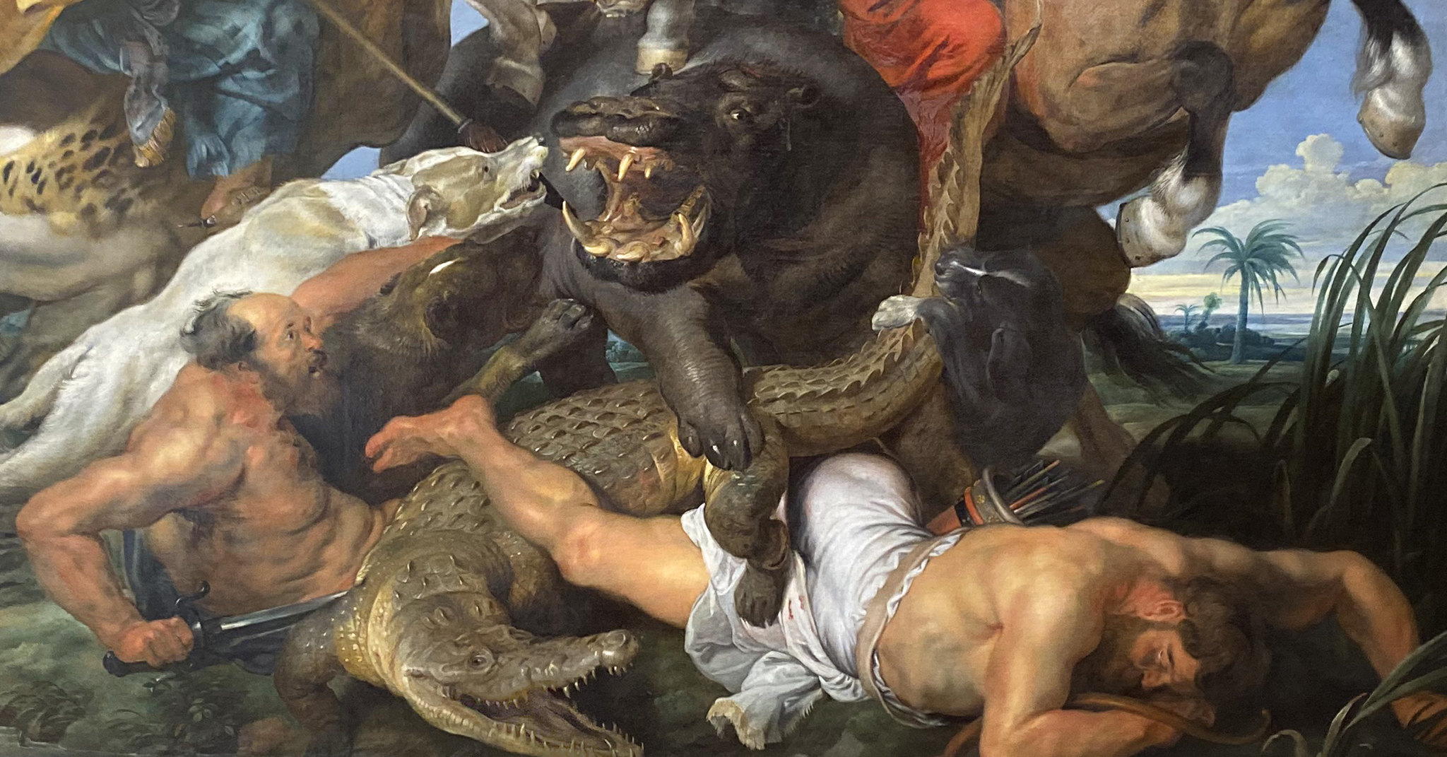 Peter Paul Rubens. The Hippopotamus and Crocodile Hunt (ca. 1616) detail.jpg