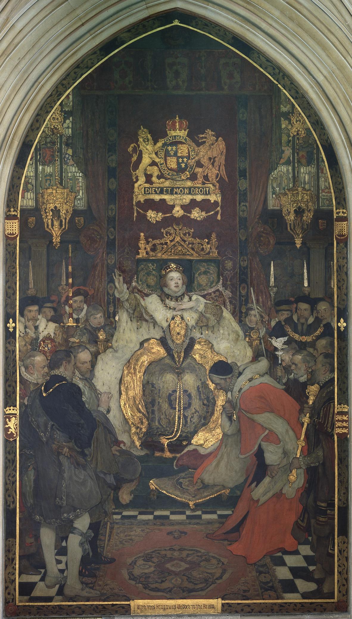 The Commons Petitioning Elizabeth I to Marry (1911) by Solomon Joseph Solomon.jpg