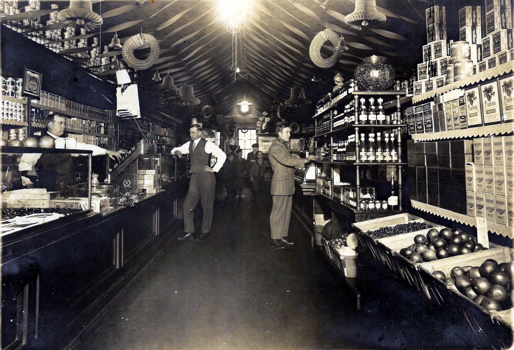 John Tyson Curpen's Grocery Store, Plymouth, Ohio, 1910s.jpg