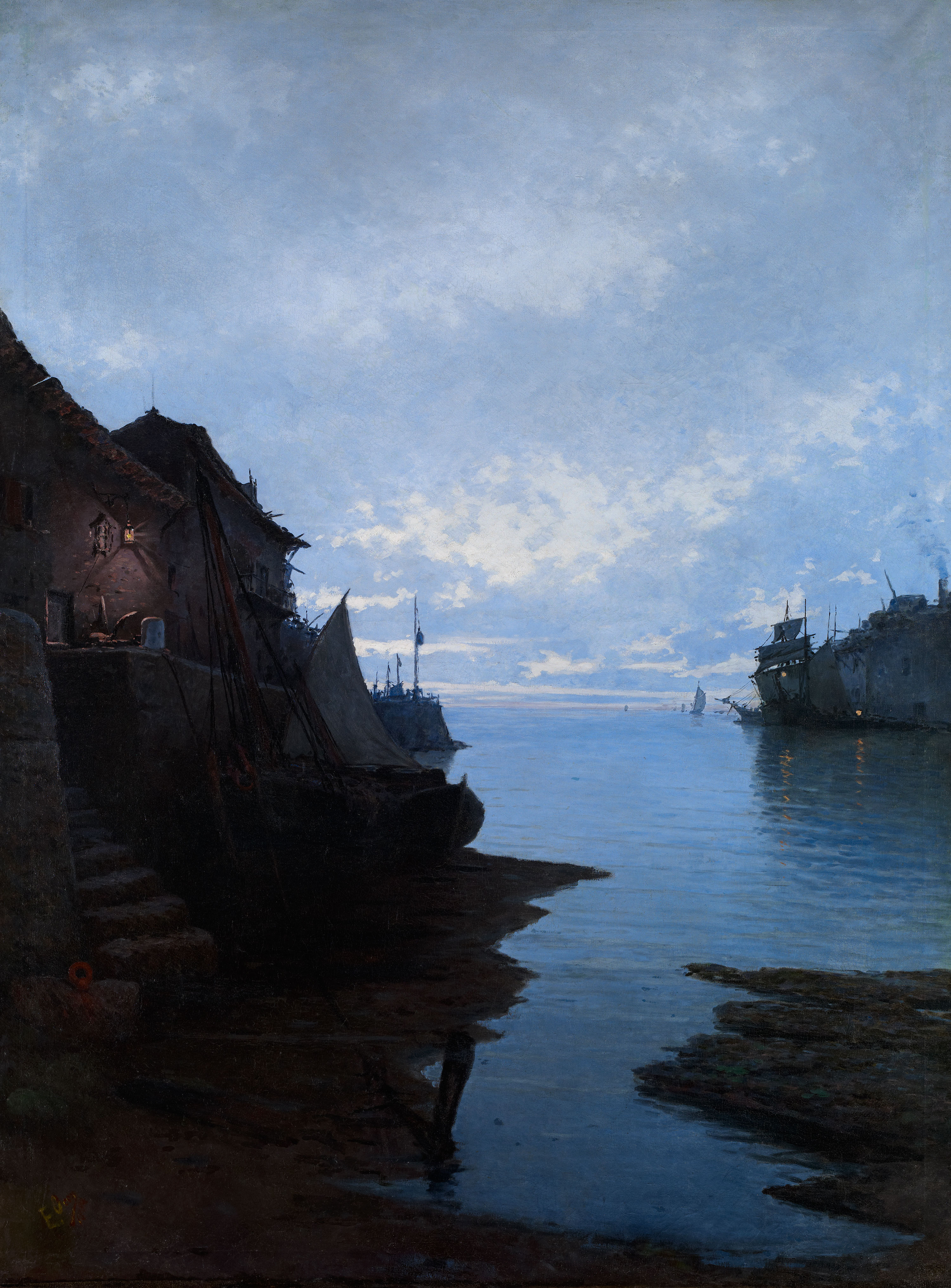 Emilio Ocón y Rivas — Seascape (1884).jpg