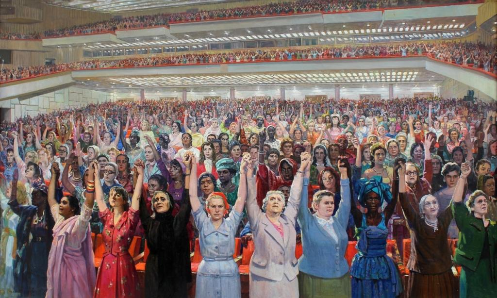 Всемирный конгресс женщин. Раиса Зенькова, 1965.jpg