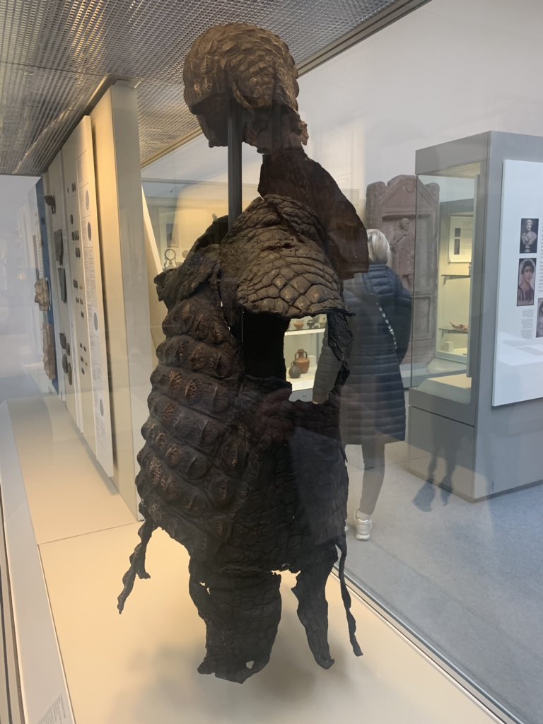 Roman crocodile skin armor dated to the 3rd century CE.jpg
