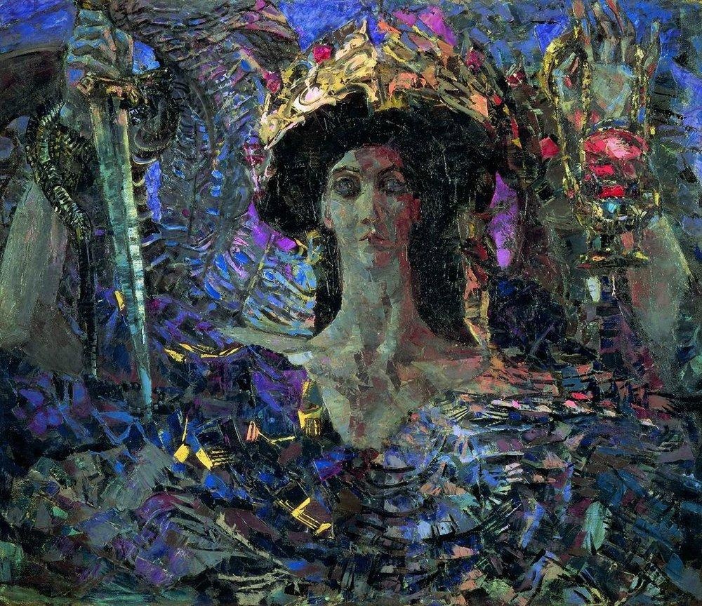 Six-winged seraph. Mikhail Vrubel. 1904.jpg