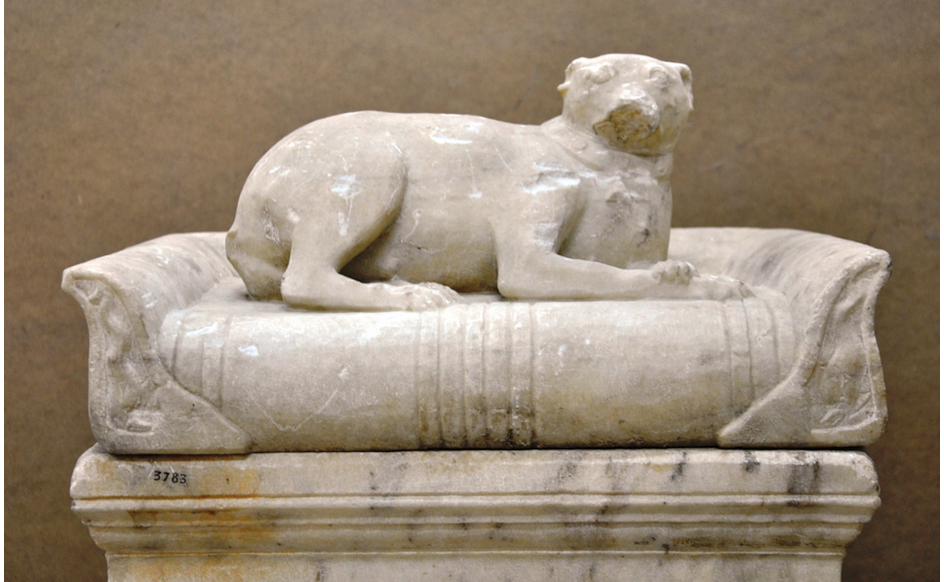 Ancient Greek Lap Dog Statue.png
