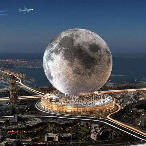Дубай. На этот раз они планируют построить здание в форме Луны. Бюджет проекта составит 5 млрд. долларов, дата завершения — 2024 год.jpg
