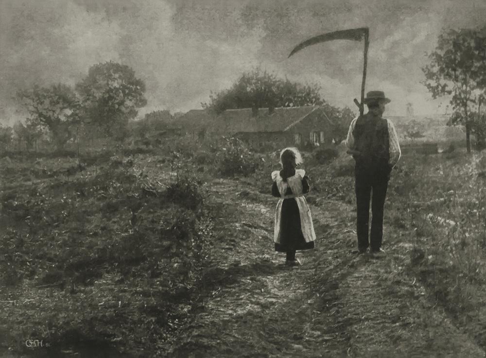 Going home (gum print) 1901 Photographer Otto Scharf, Krefeld, Germany.jpg