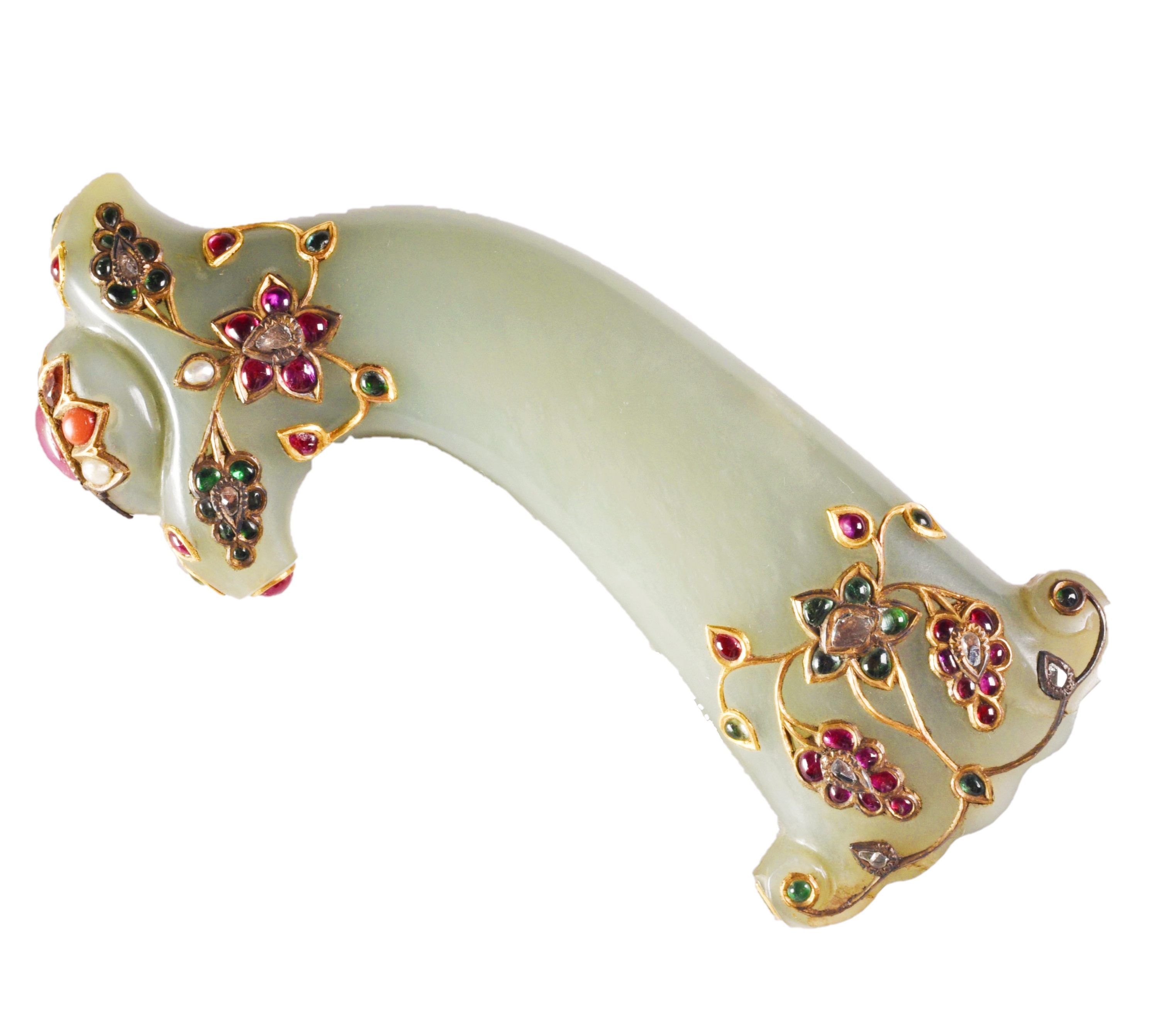 Hilt, (Jade, Semi-precious stone) Mughal (Delhi), Early 17th Century CE.jpg