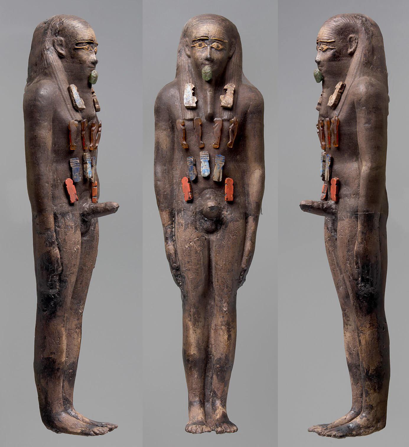 Statuette of Osiris as a Mummy. Ptolemaic Period, reign of Ptolemy VI.jpg