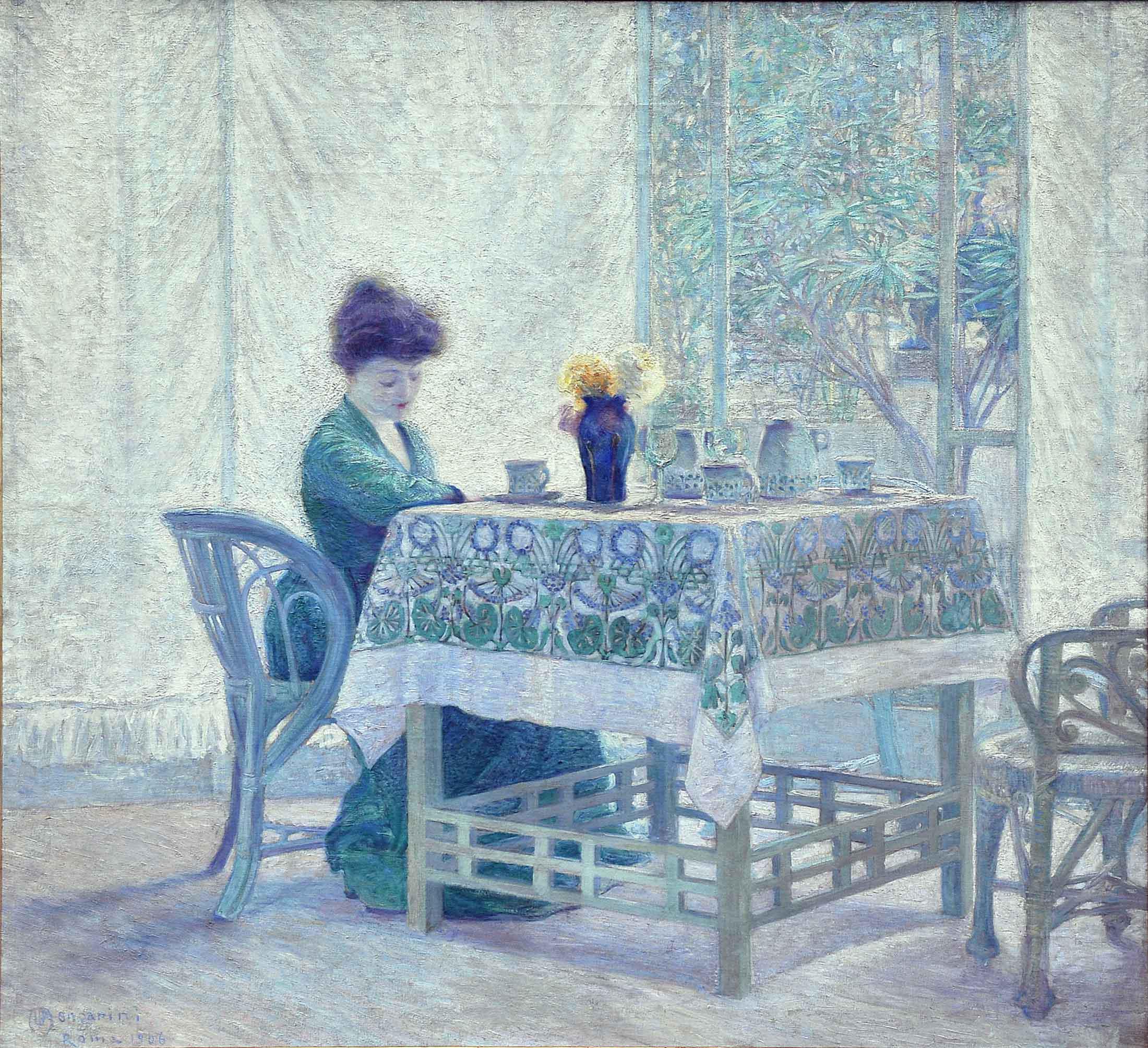 Pietro Mengarini — A Single Lady (La Solitaria) (1906).jpg
