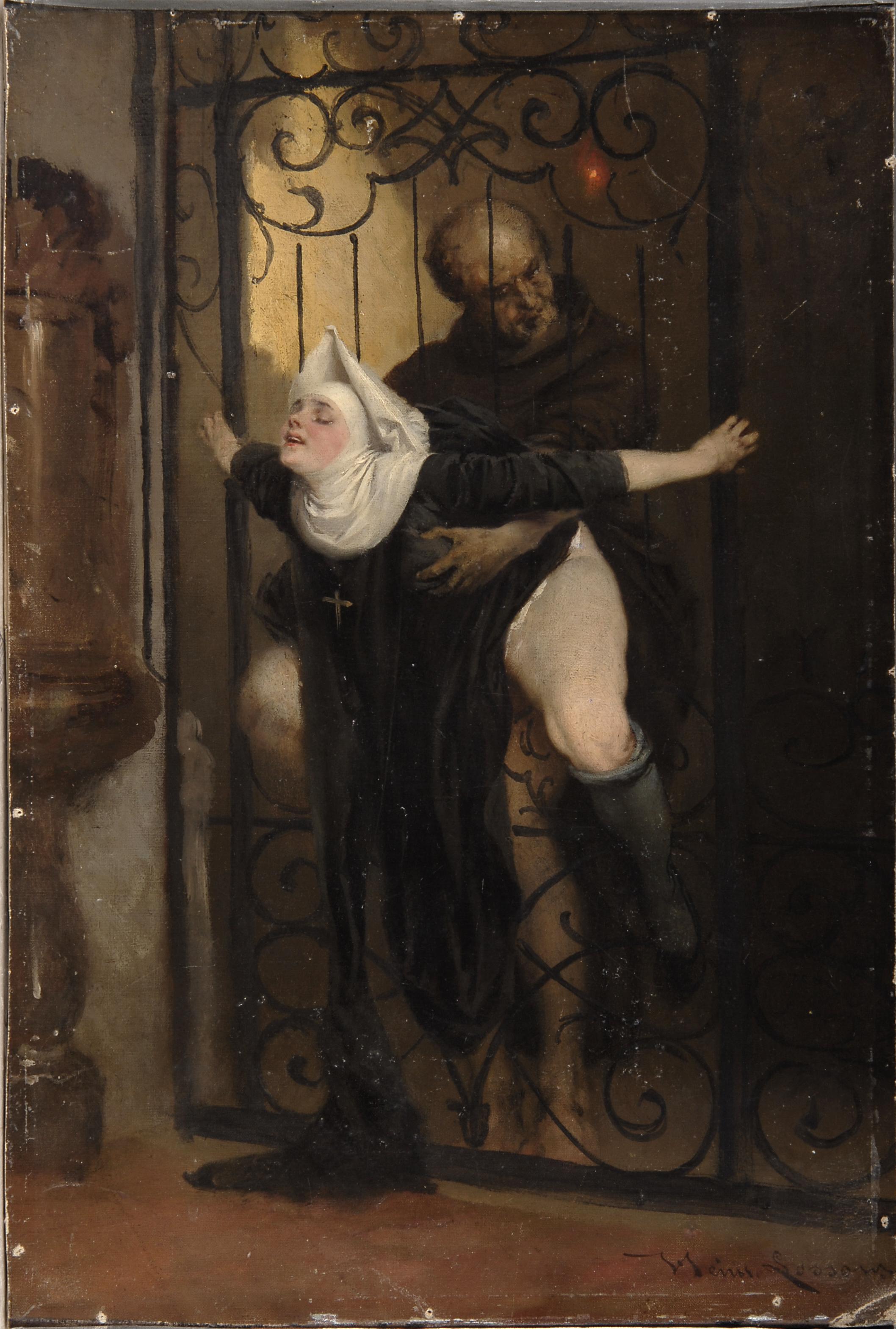'The Sin', by the German genre painter and illustrator Heinrich Lossow, c.1880.jpg
