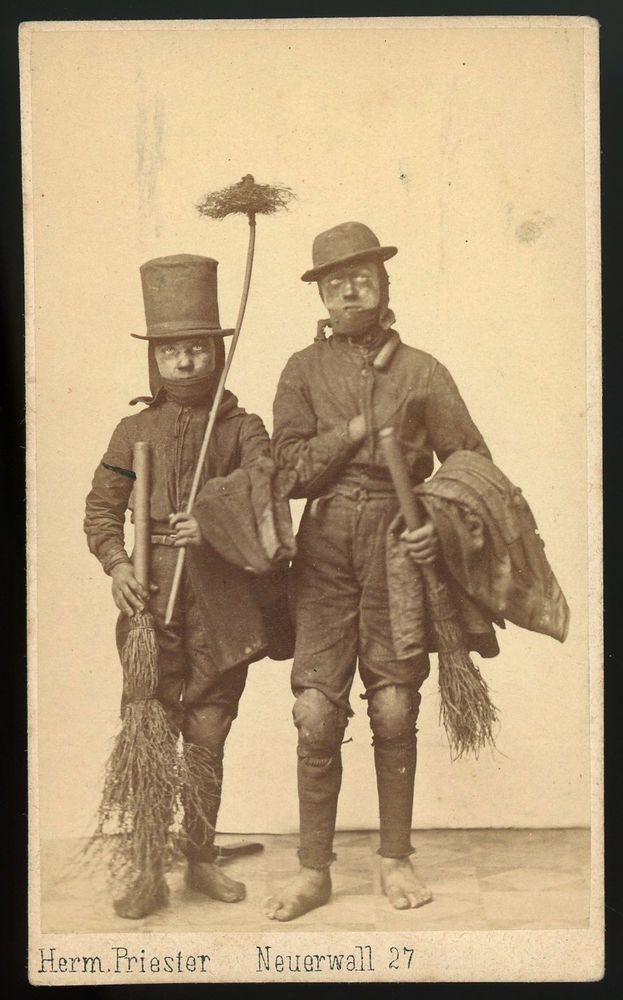 Young chimney sweeps. Hamburg, Germany, 1860 - By Herm. Priester.jpg