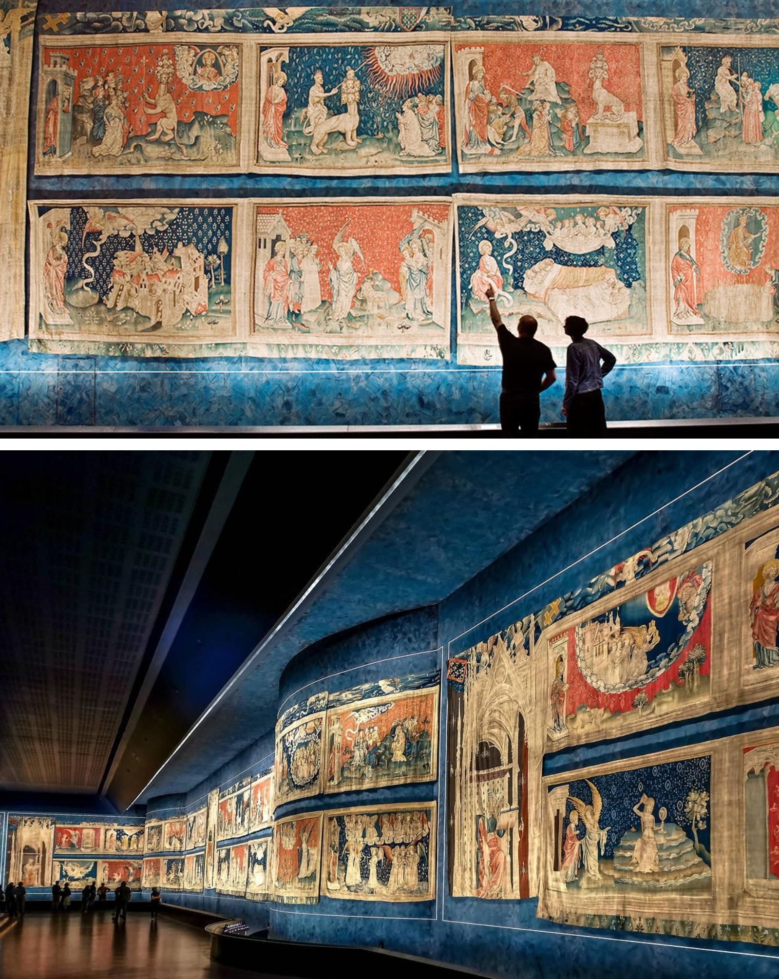 The Apocalypse Tapestry, woven in Paris between 1377-1382.jpg