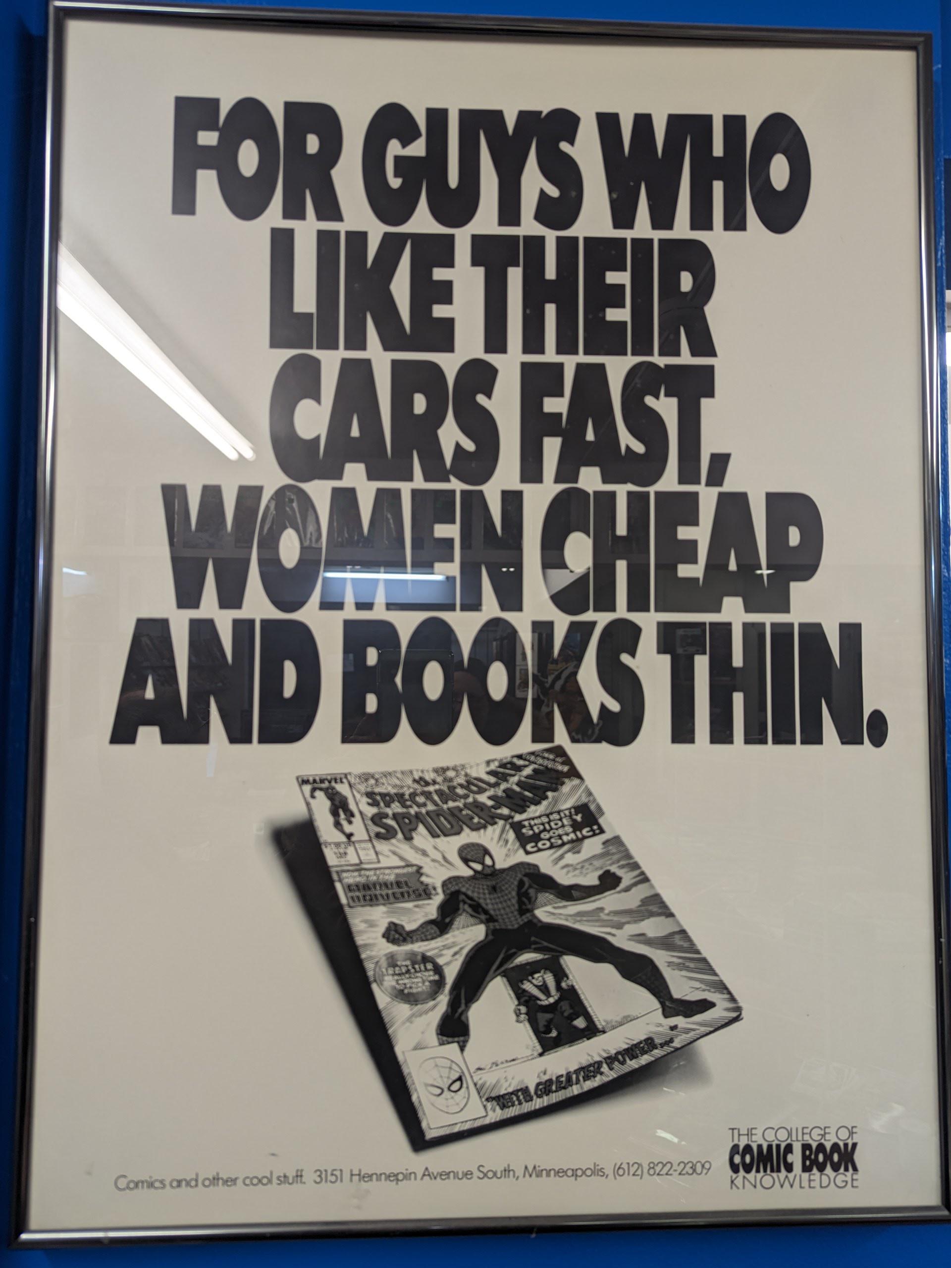 1989 Advertising Poster, Minneapolis Comics Shop.jpg