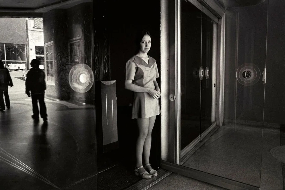 Cinema usher-ticket taker, San Francisco, 1976.JPG