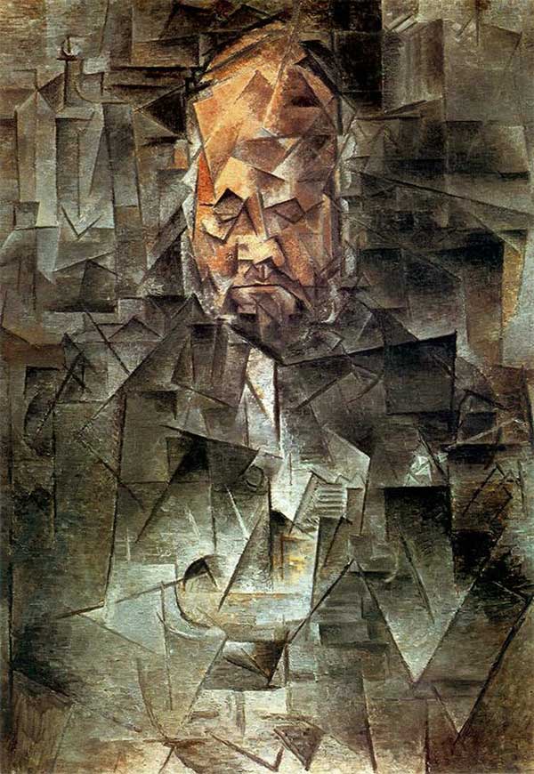 Портрет Амбруаза Воллара, Пикассо, 1910.jpg