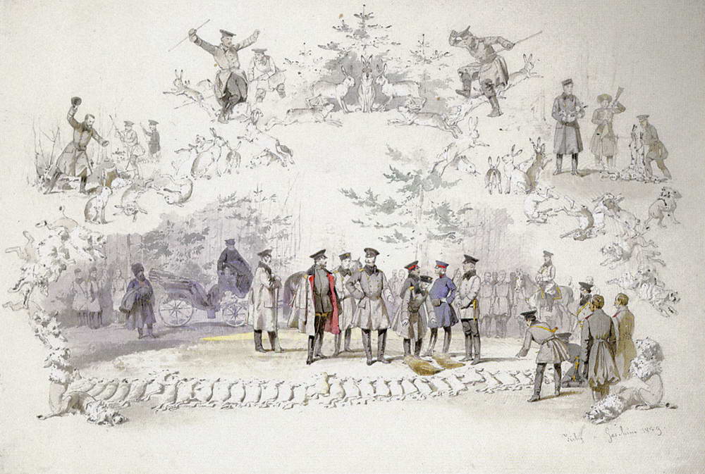 Зичи, Михаил. Охотничьи трофеи, 1849.jpg
