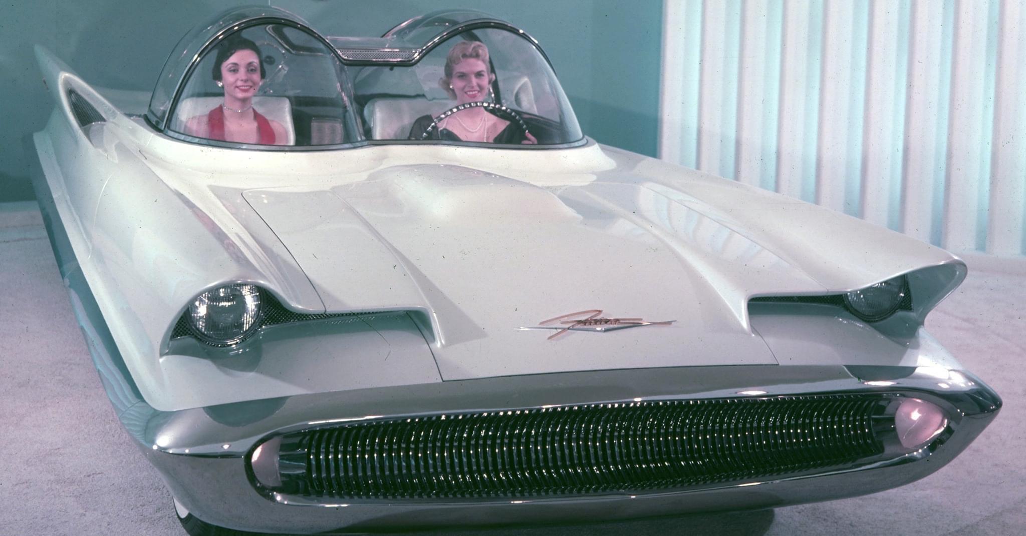 The 1955 Lincoln Futura concept car. Also known as the TV Batmobile.jpg