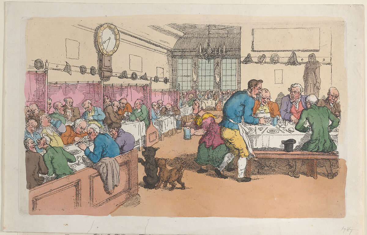 Thomas Rowlandson. An Eating House, 1815.jpg