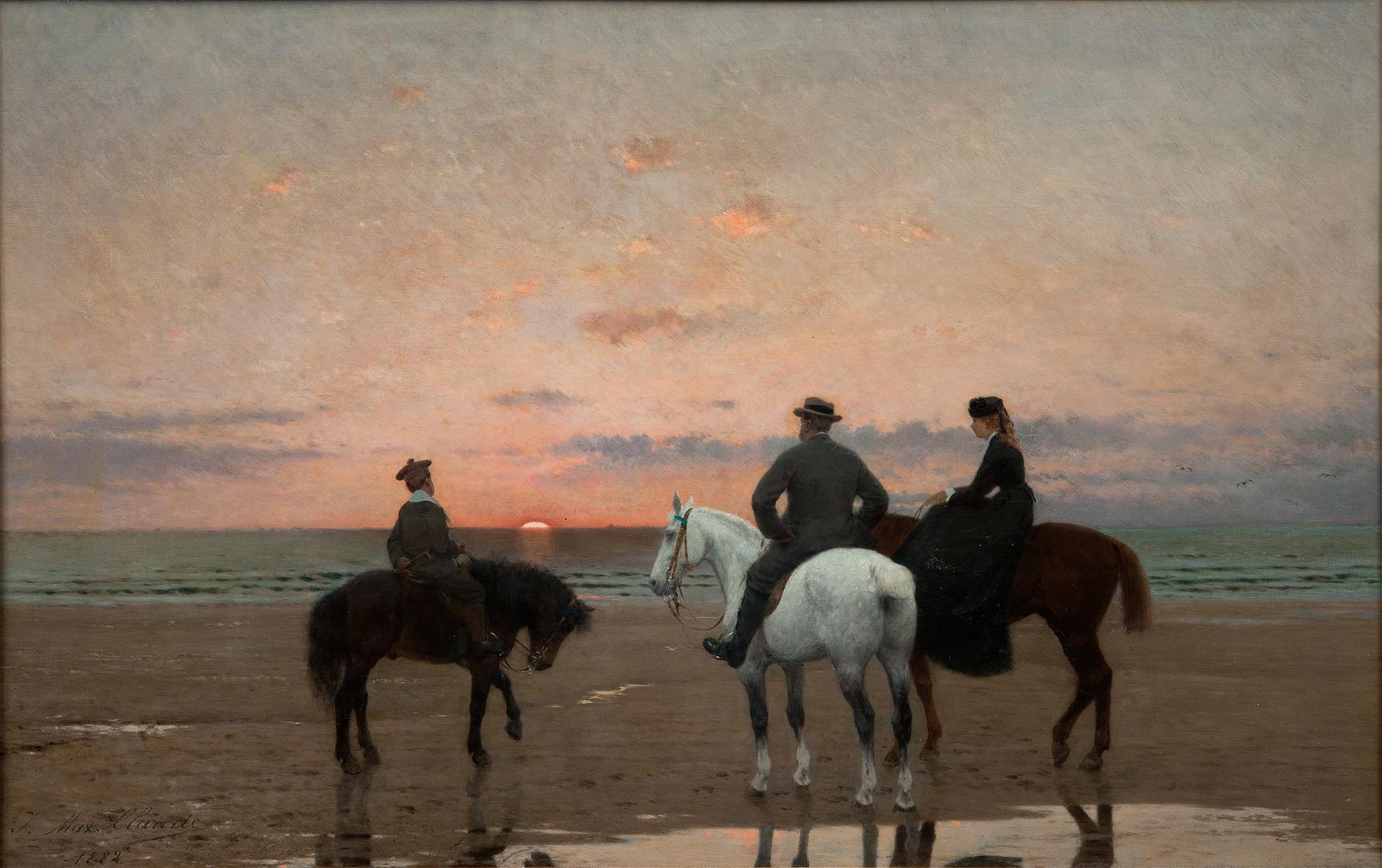 Three Riders at the Sea (1882) Jean-Maxime Claud.jpg