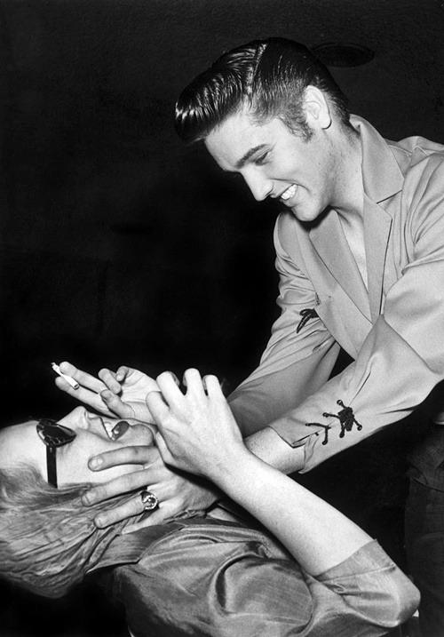 Elvis Presley and Maila Nurmi aka Vampira, 1956.jpg