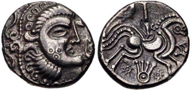 Celtic coin from Armorica, Gaul 80-50BC.jpg